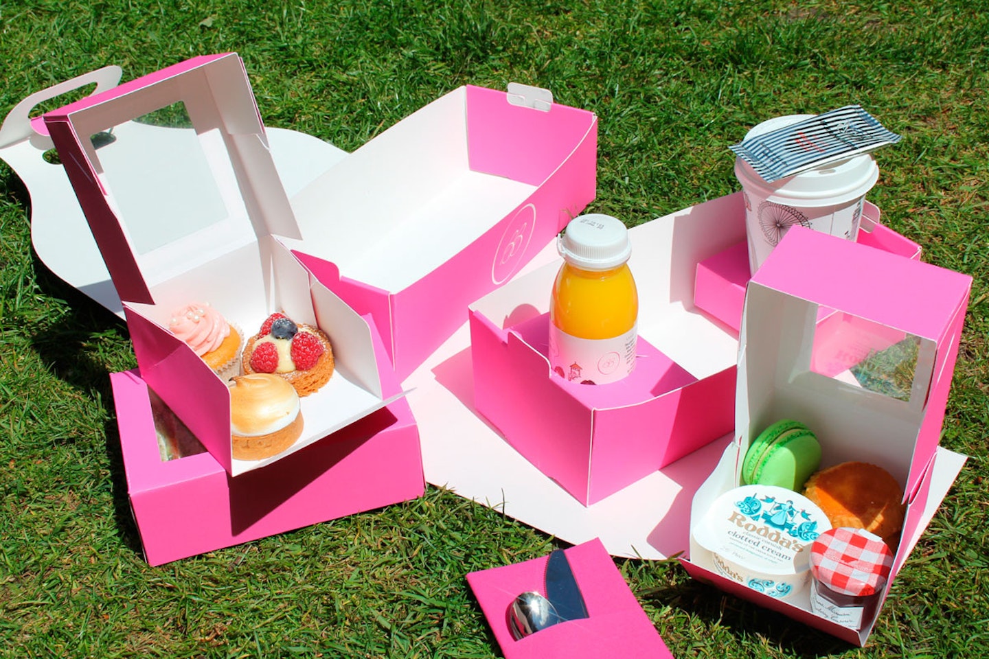 Picnic Box Afternoon Tea for Two from B Bakery Covent Garden