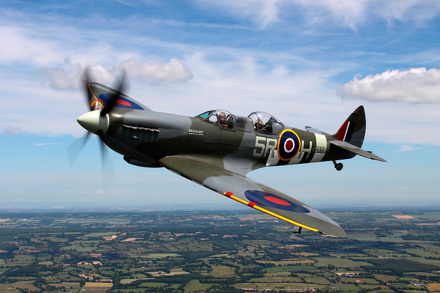 Flight in a WWII Spitfire