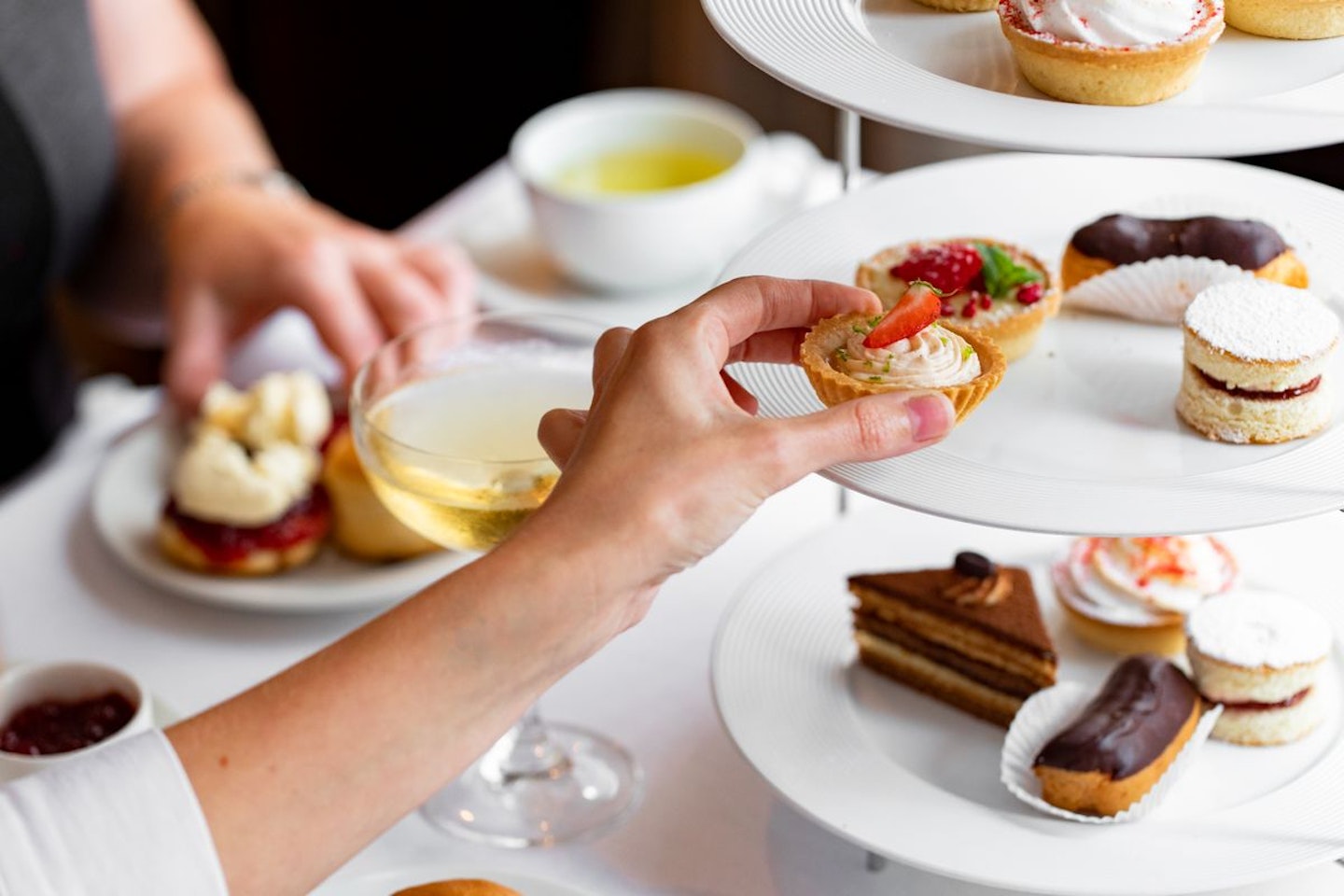 Afternoon Tea for Two with a Bottle of Champagne at The Cavendish Hotel, Mayfair