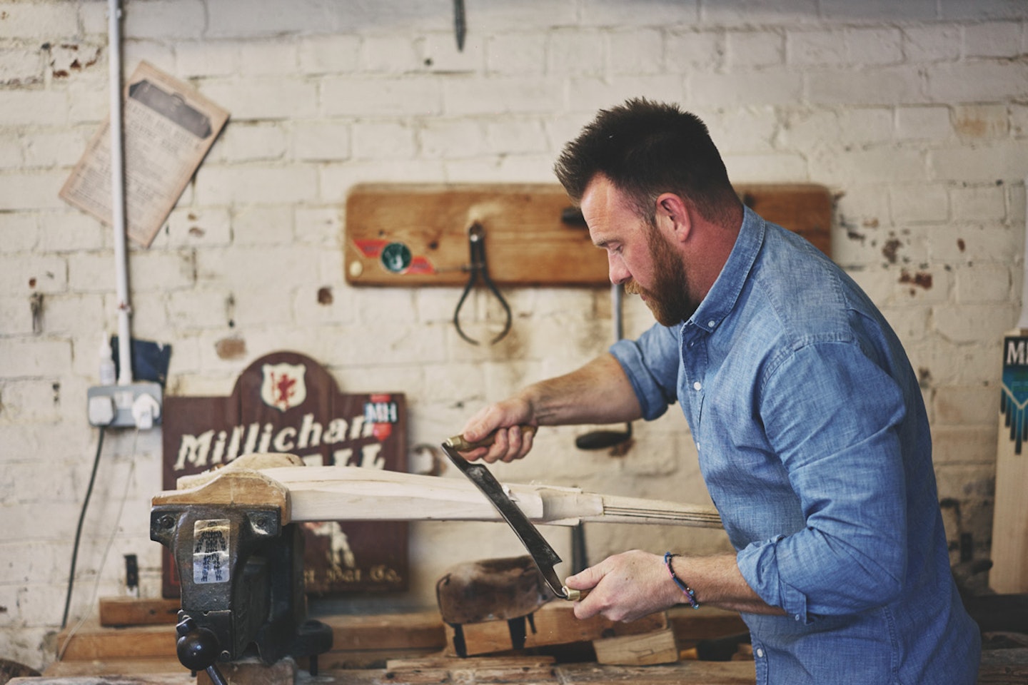 Bespoke Cricket Bat Experience at Millichamp & Hall