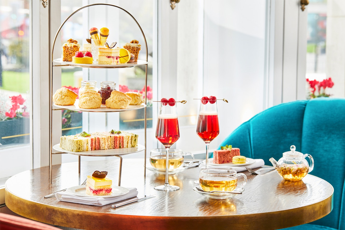 Botanical Afternoon Tea for Two at London Marriott Hotel Park Lane