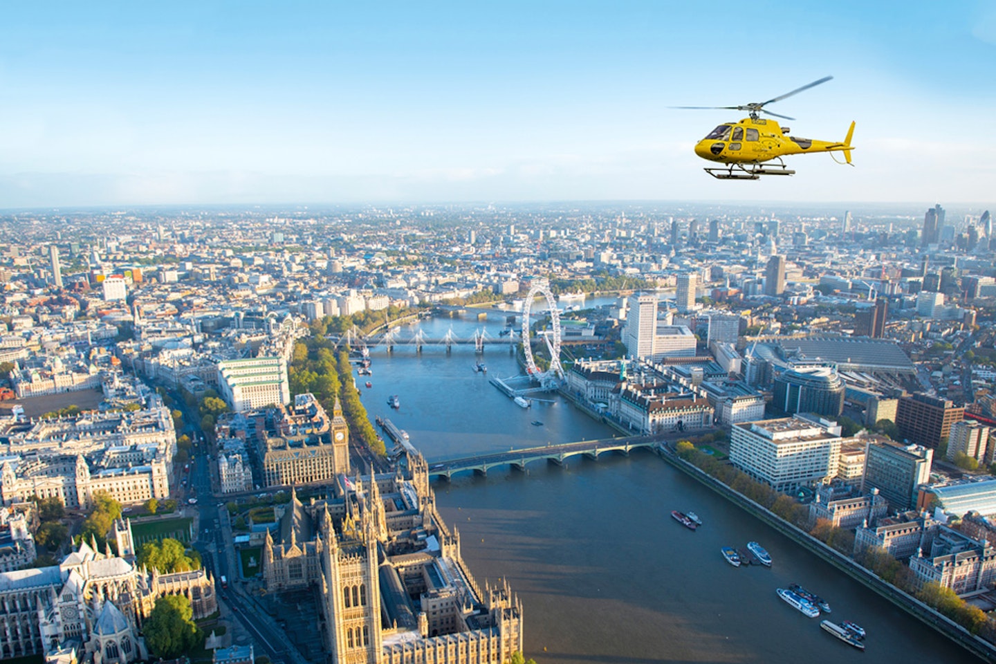 Central London Helicopter Flight for Two