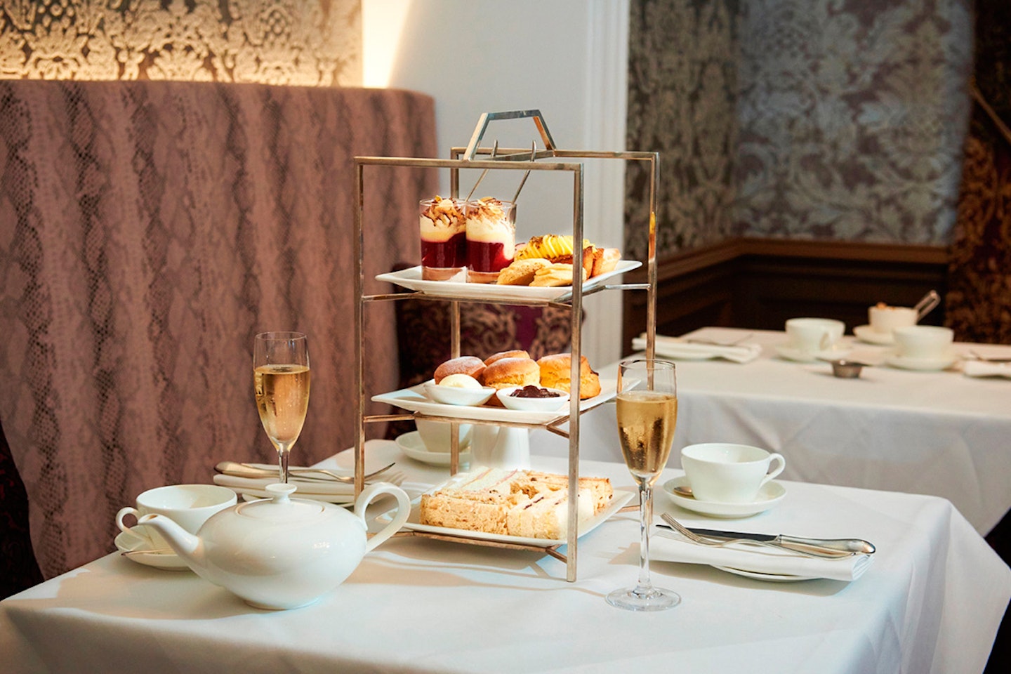 Champagne Afternoon Tea for Two at Bovey Castle