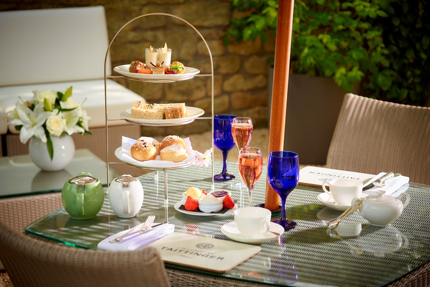 Champagne Afternoon Tea for Two at The Royal Crescent Hotel & Spa, Bath