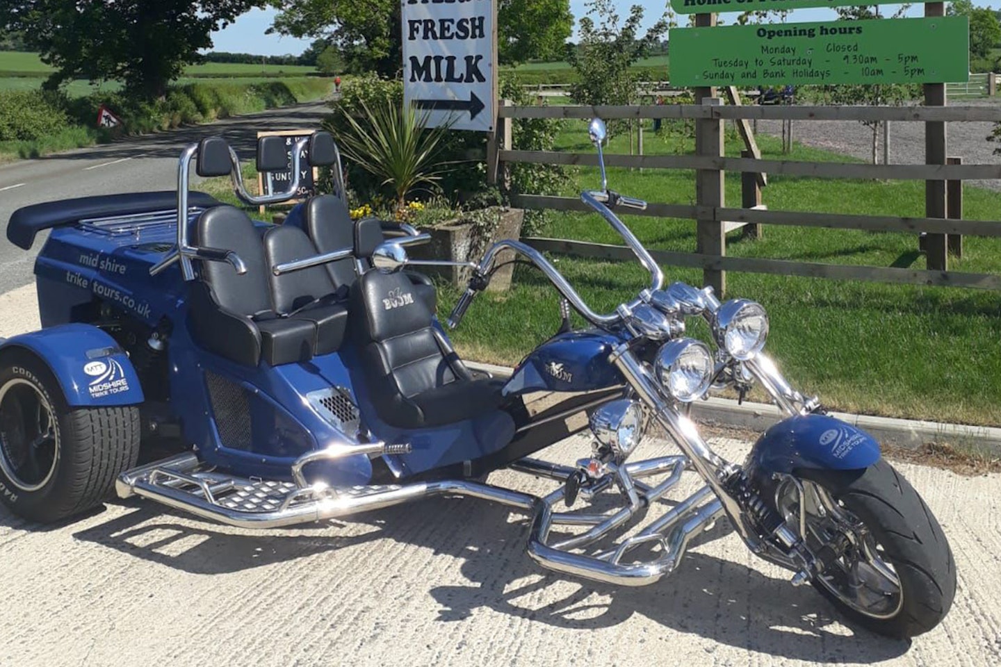 Chauffered Countryside Trike Tour and Lunch for Two