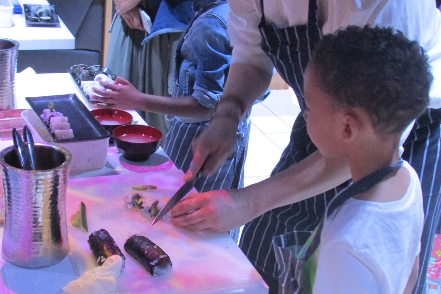 Children's Sushi Master Class at inamo, Camden