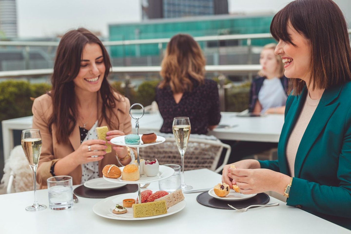 City View Afternoon Tea with Free-Flowing Prosecco for Two at Crafthouse, Leeds