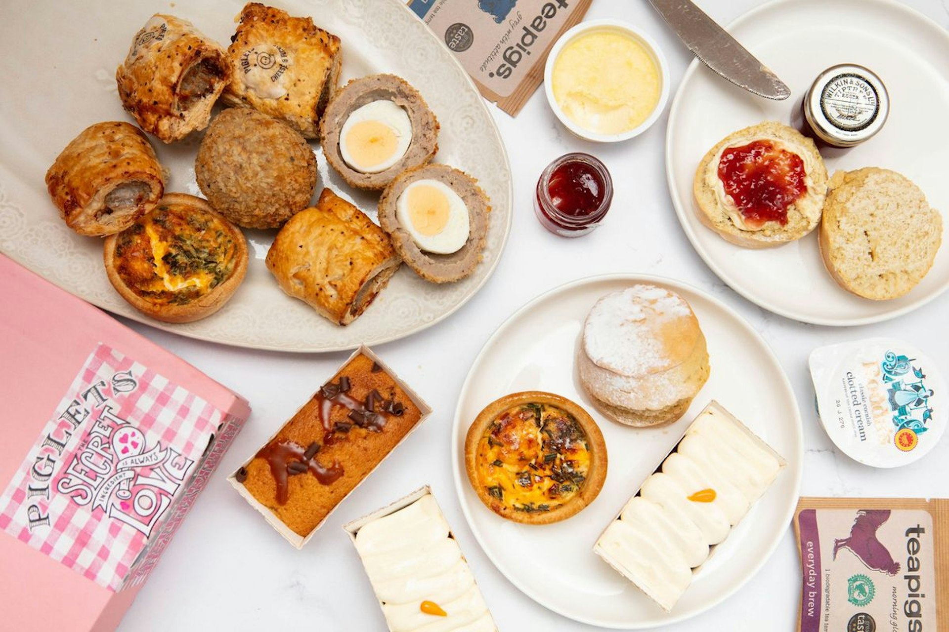 Classic Afternoon Tea for Two at Home Delivered by Piglets Pantry