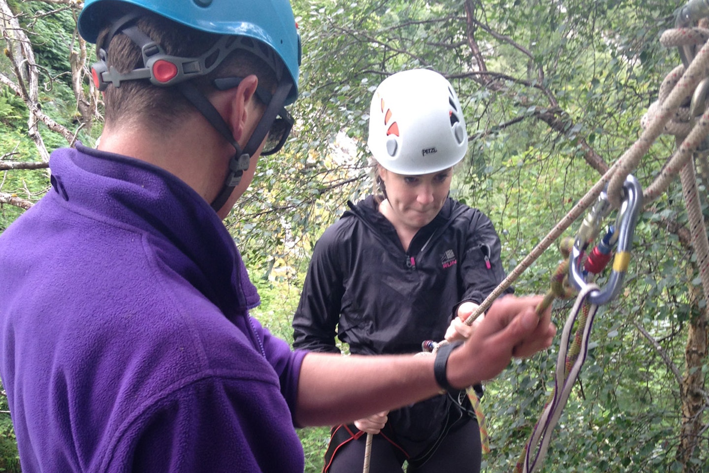 Climbing and Abseiling for Two in the Cairngorms National Park