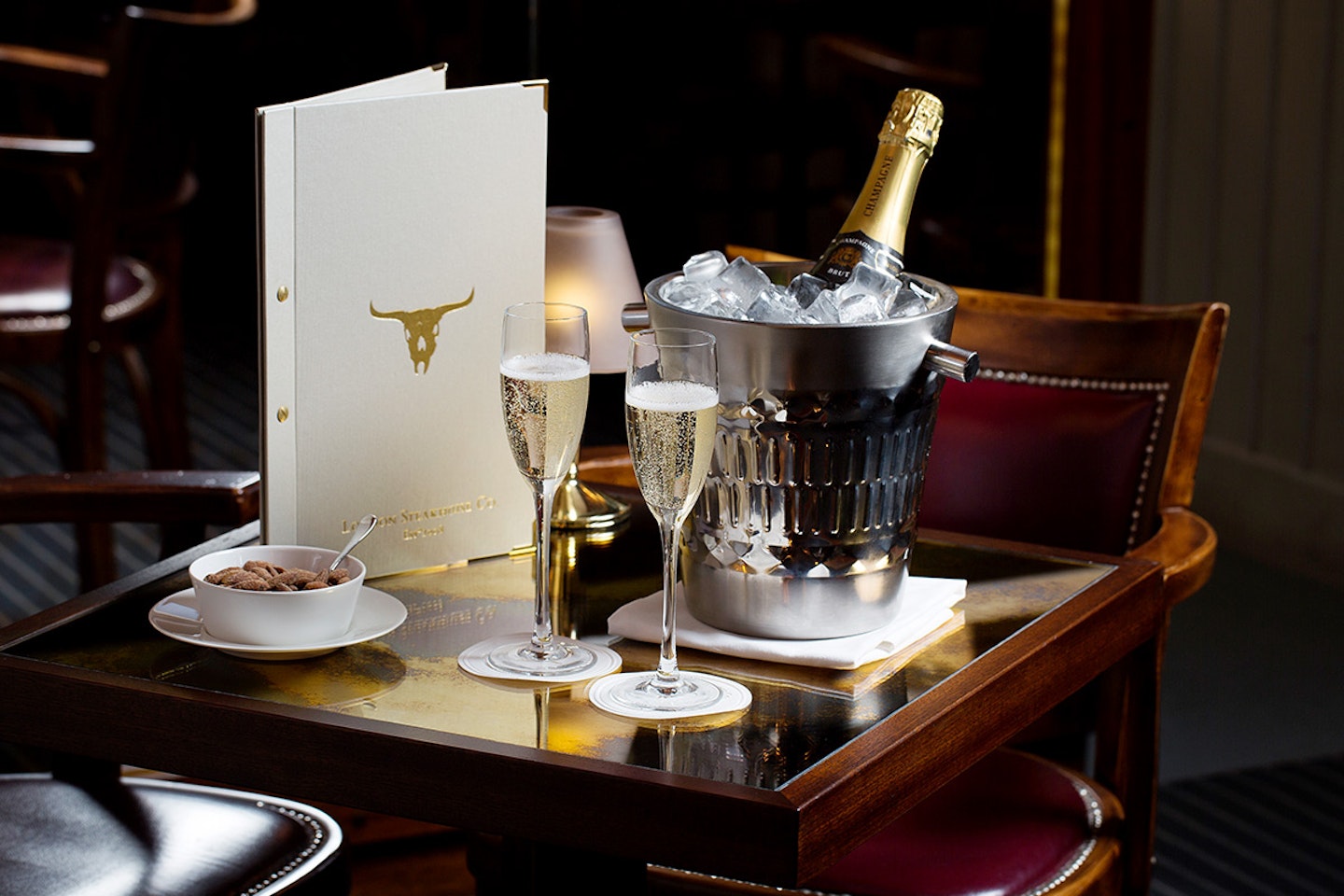 Complete Three Course Champagne Celebration Dining for Two at Marco Pierre White's London Steakhouse Co