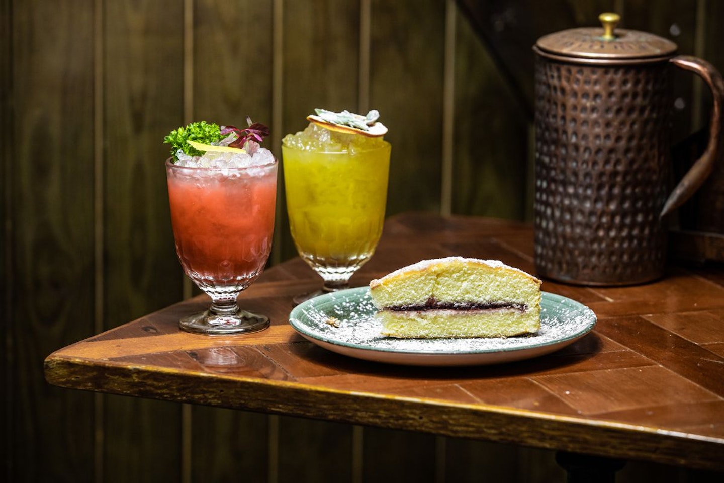 Cream Cakes and Cocktails for Two at Mr Fogg’s Ginn Parlour