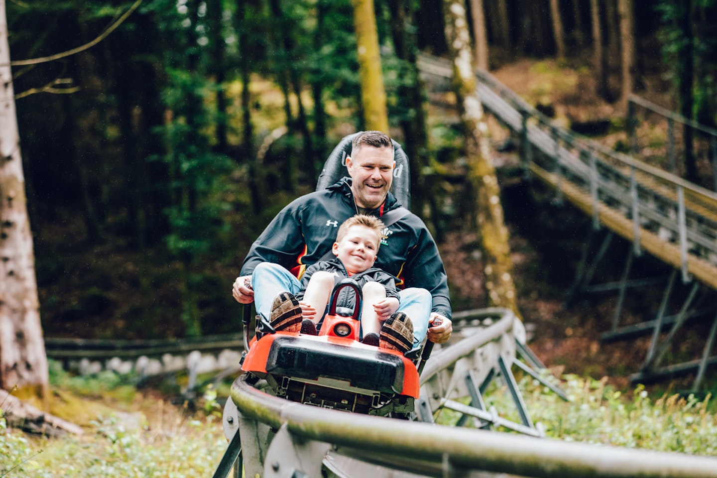 Fforest Coaster and Treetop Nets Experience for Two