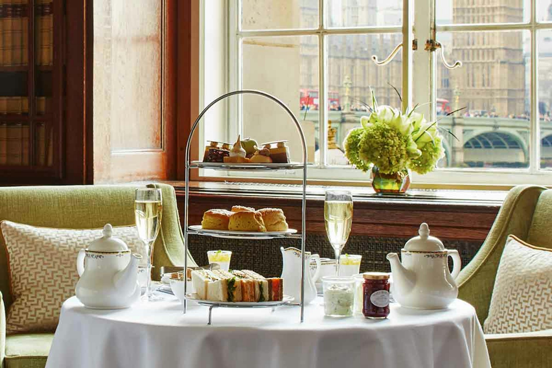 Free-Flowing Champagne Afternoon Tea for Two at The County Hall Hotel, London