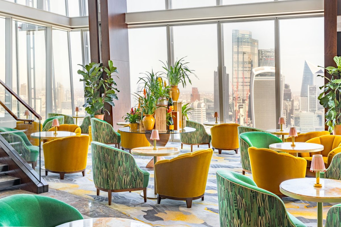 Free-Flowing Veuve Clicquot Champagne Brunch at the 5* Luxury Shangri-La Hotel with Entry to the View from The Shard for Two