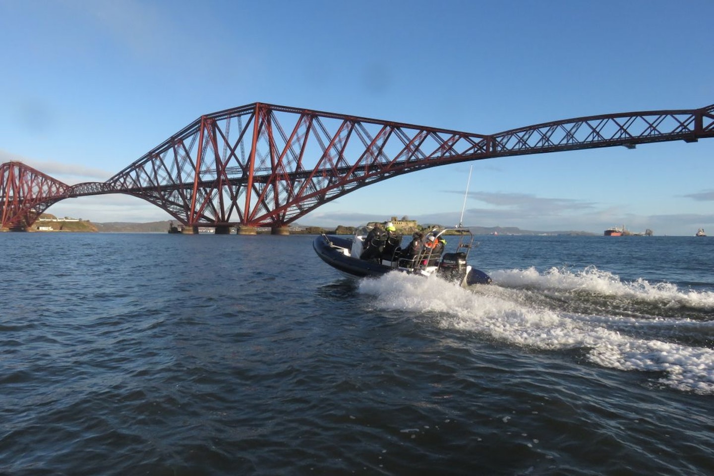 Full Day Learn to Drive a RIB Powerboat on the Forth