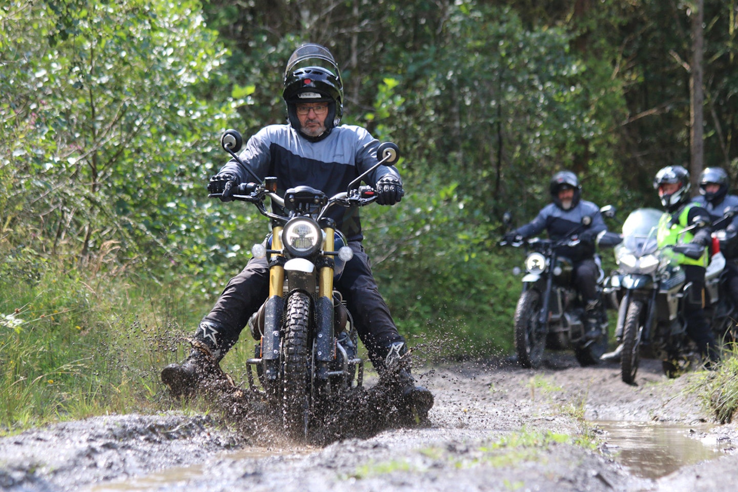 Full Day Scrambler Motorcycle Experience at Triumph Adventure