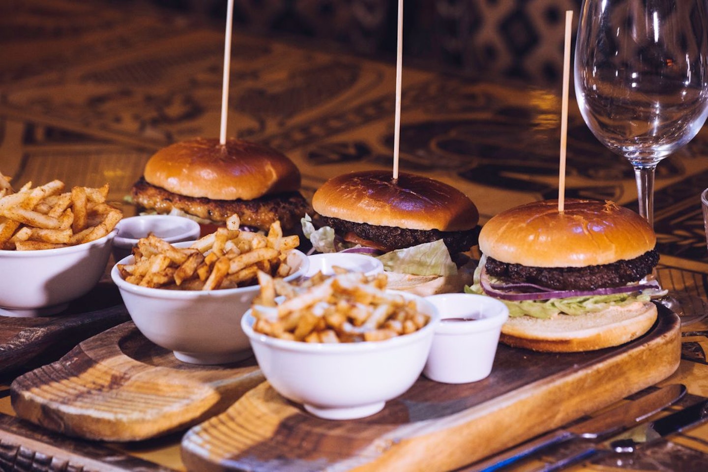 Game Burger, Fries and Cocktail for Two at London's Shaka Zulu