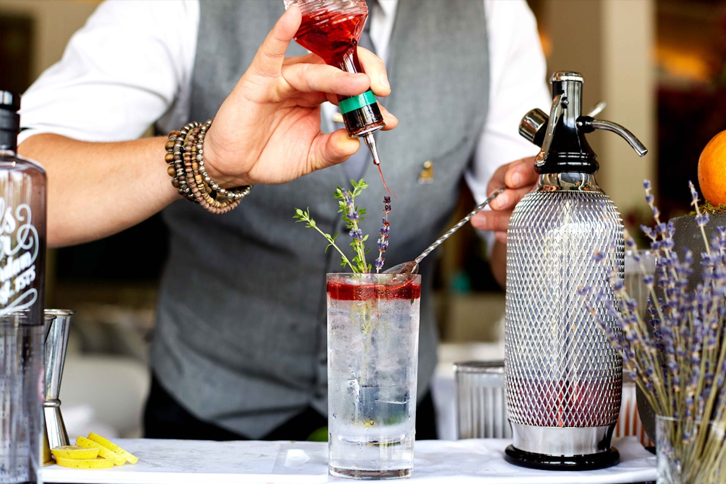 Gin Lover's Tasting Experience with Three Course Lunch for Two at Skylon