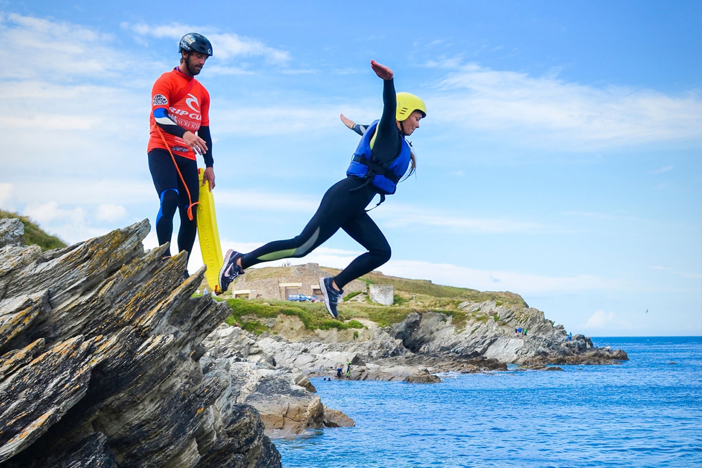 Guided Coasteering Experience for Two in Newquay