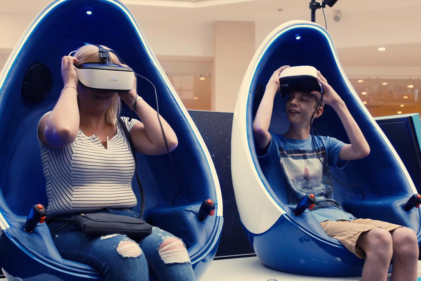 Heights, Bites and Frights Experience for Two at Immotion VR Cinema Pods