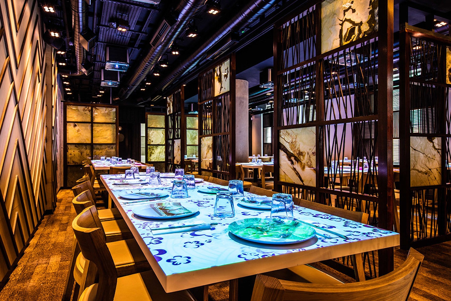 Interactive Pan-Asian Eight Dish Sharing Menu with Fizz for Two at Inamo, London