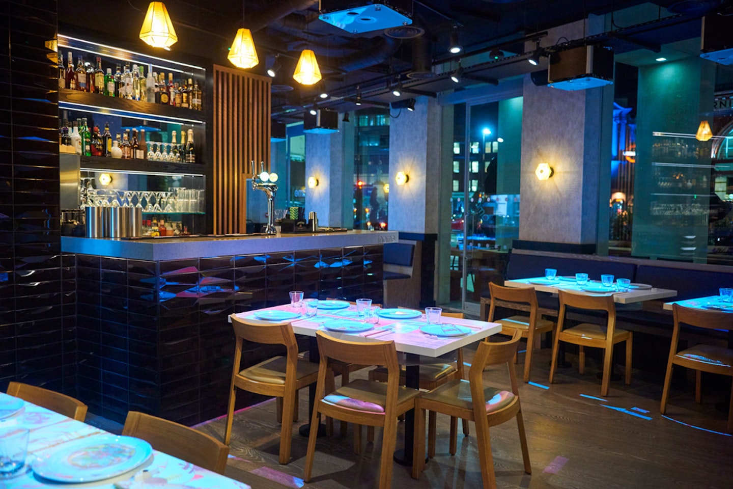 Interactive Pan-Asian Eight Dish Sharing Menu with Fizz for Two at Inamo, London