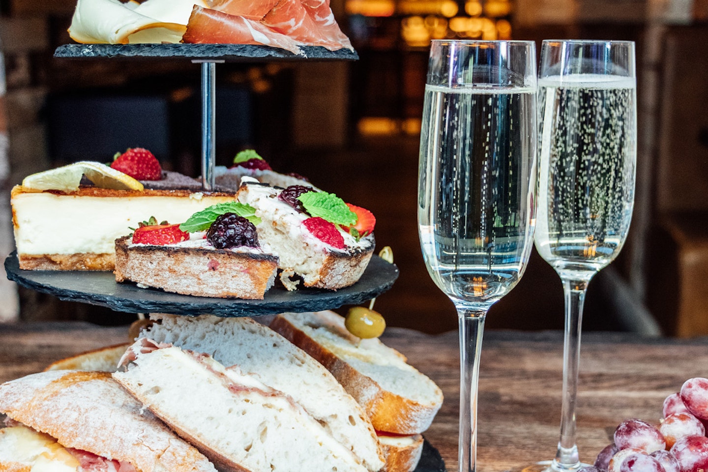 Italian Afternoon Tea with Prosecco for Two at Veeno Wine Café