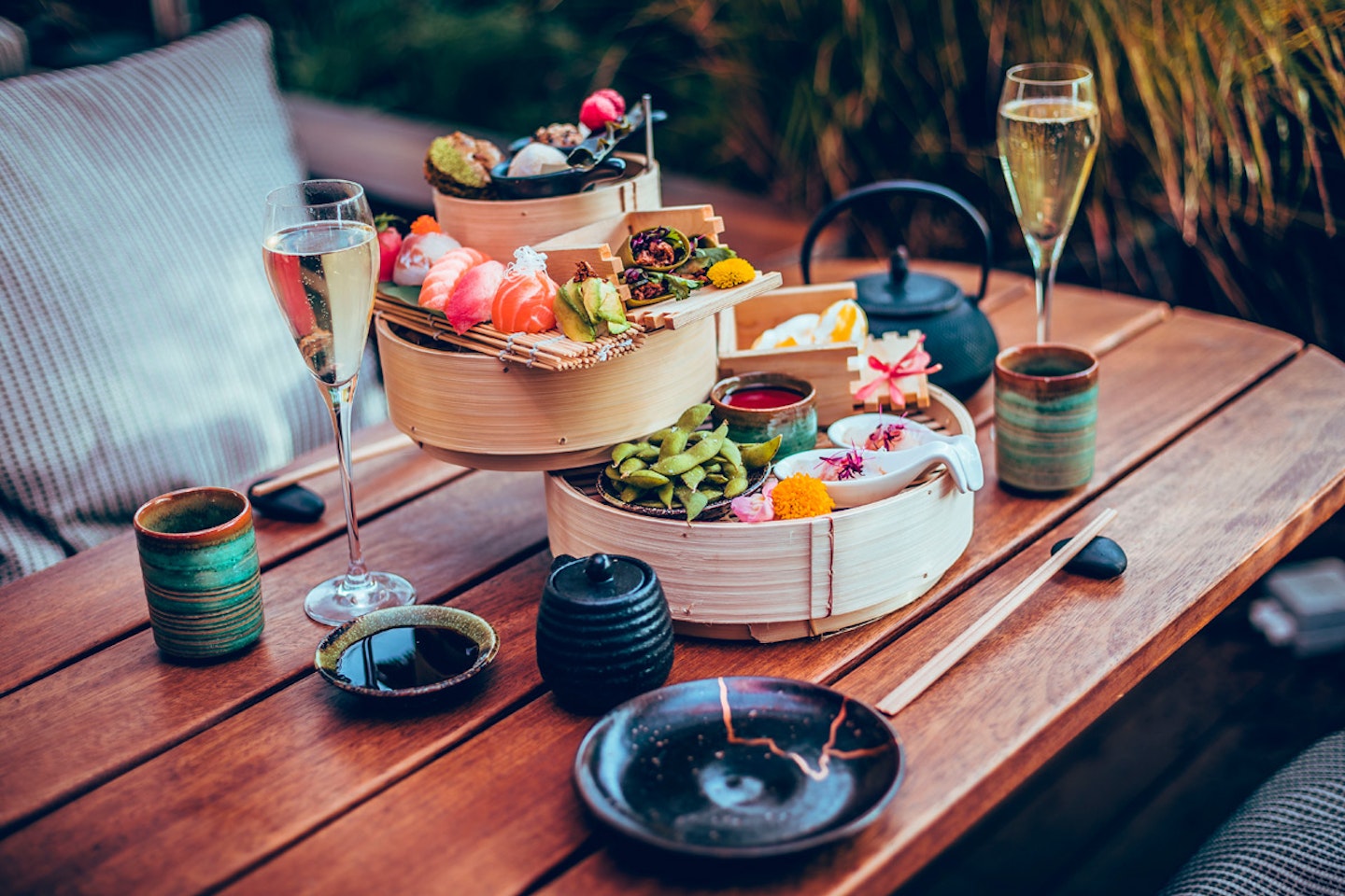 Japanese Inspired Afternoon Tea with Free-Flowing Prosecco for Two at Issho, Leeds