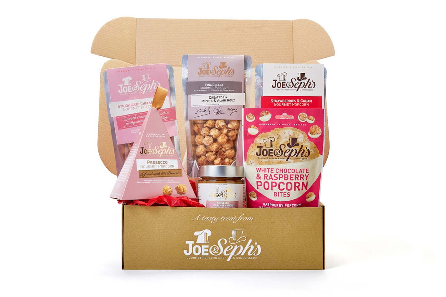 Joe & Seph’s Valentines Popcorn Pamper Night In Box