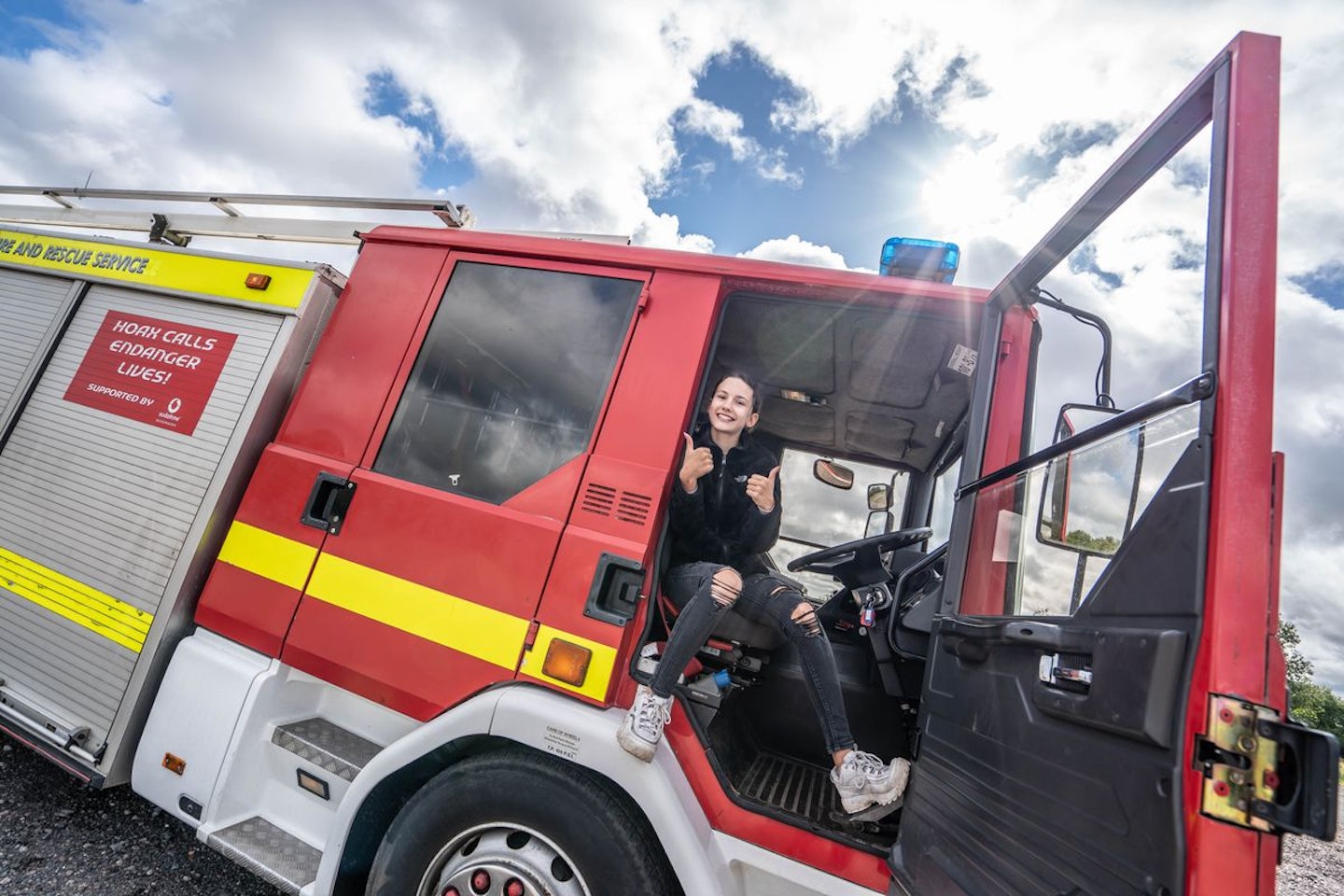 Junior Fire Engine Driving Experience