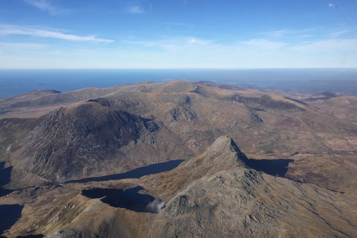 Motor Glider Flight of the Beautiful North Wales Coast