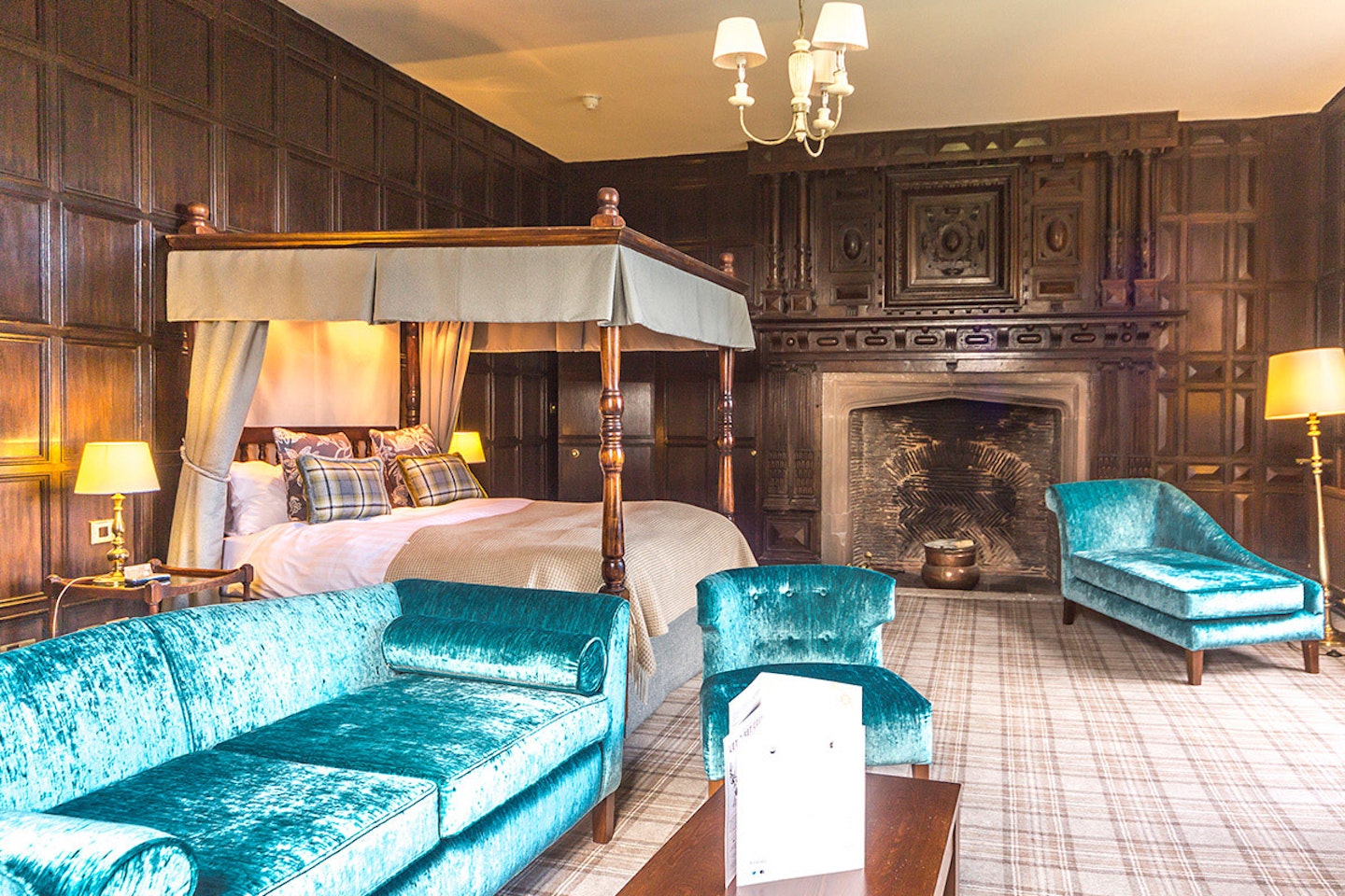 One Night Break with Dinner for Two at the Historic Billesley Manor Hotel