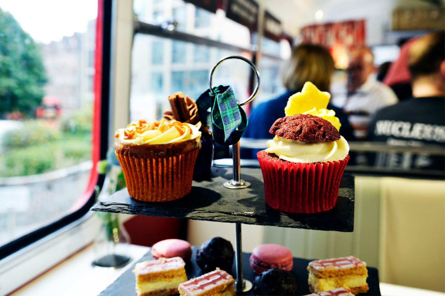 One Night Edinburgh City Break and Sparkling Afternoon Tea Vintage Bus Tour for Two