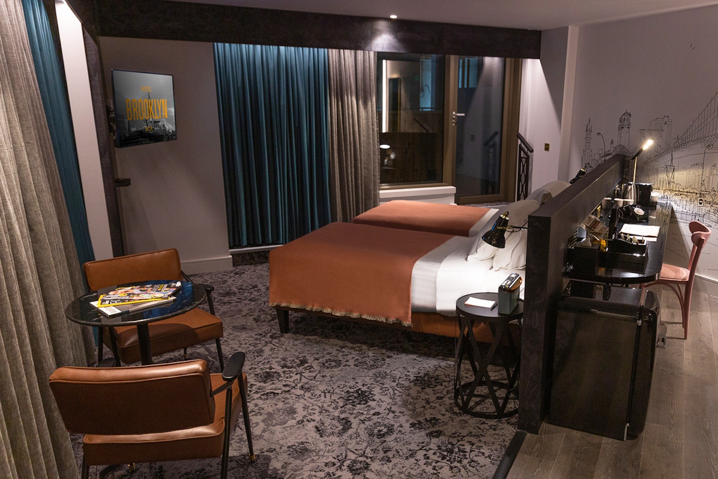 One Night Manchester City Break with Dinner for Two at Hotel Brooklyn