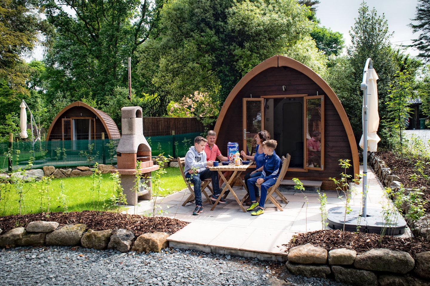 One Night Mega Pod Glamping Break for Two at Langstone Manor, Dartmoor