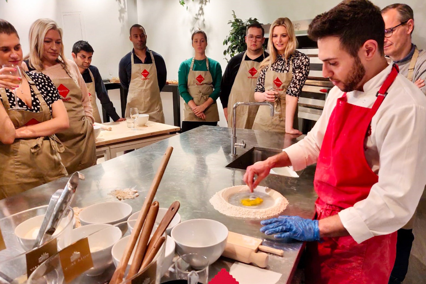 Pasta Making Class with Prosecco for Two at the Bellavita Academy