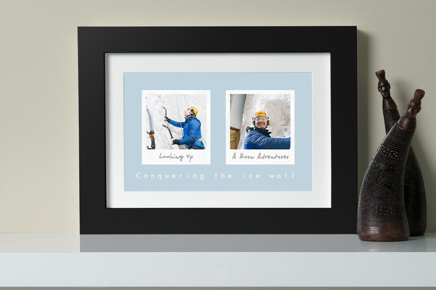 Personalised Remember The Days Two Image Wall Art