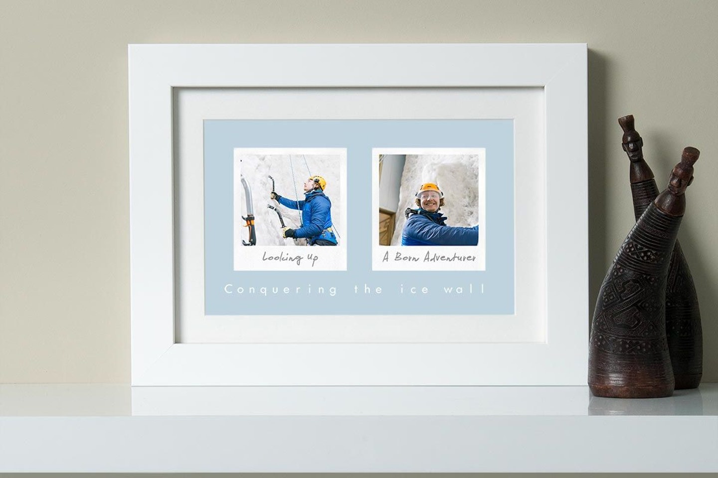 Personalised Remember The Days Two Image Wall Art