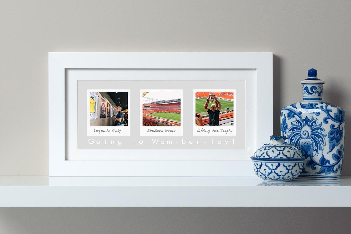 Personalised Remember The Days Three Image Wall Art