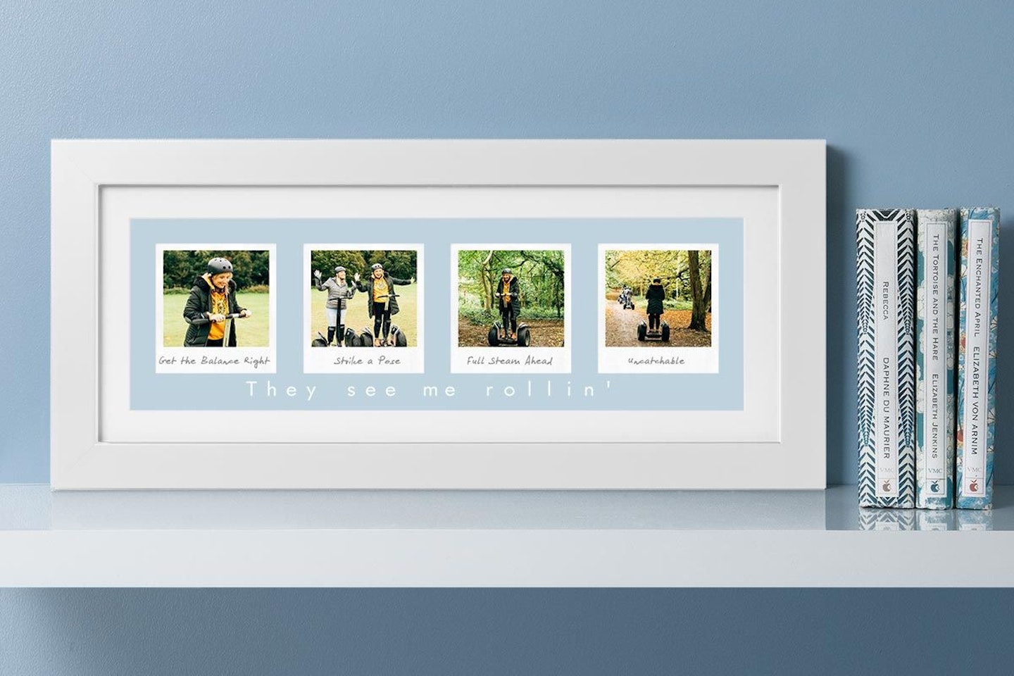 Personalised Remember The Days Four Image Wall Art