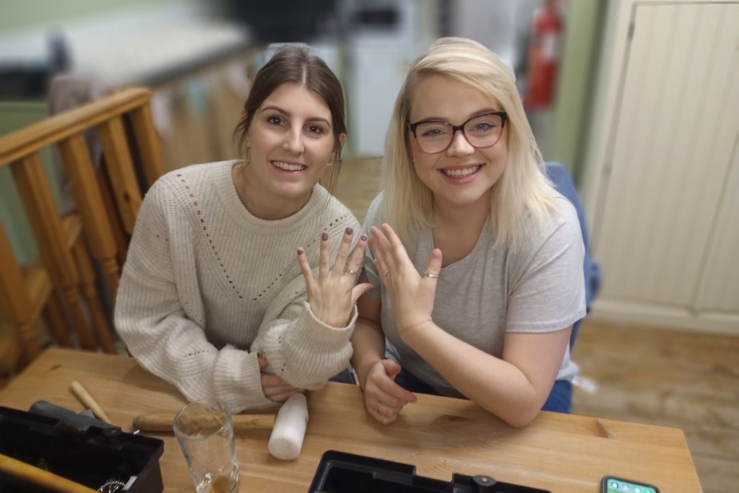 Ring making and afternoon sweet tea for two