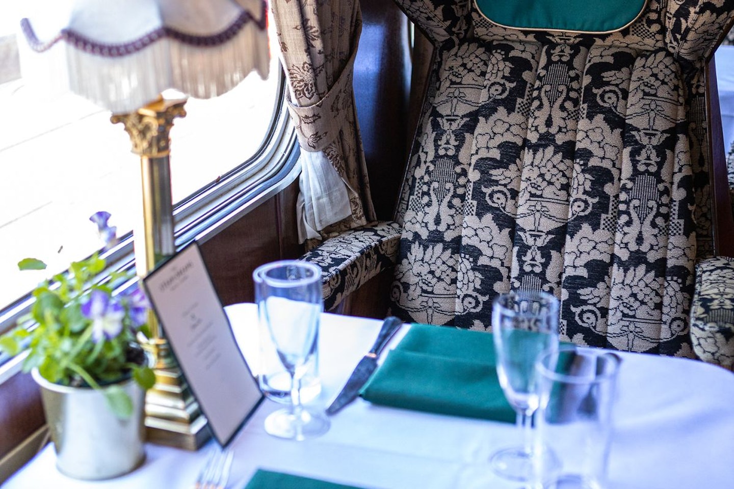 Steam Train Experience with Pullman Style Onboard Dining for Two with The Steam Dream Rail Co