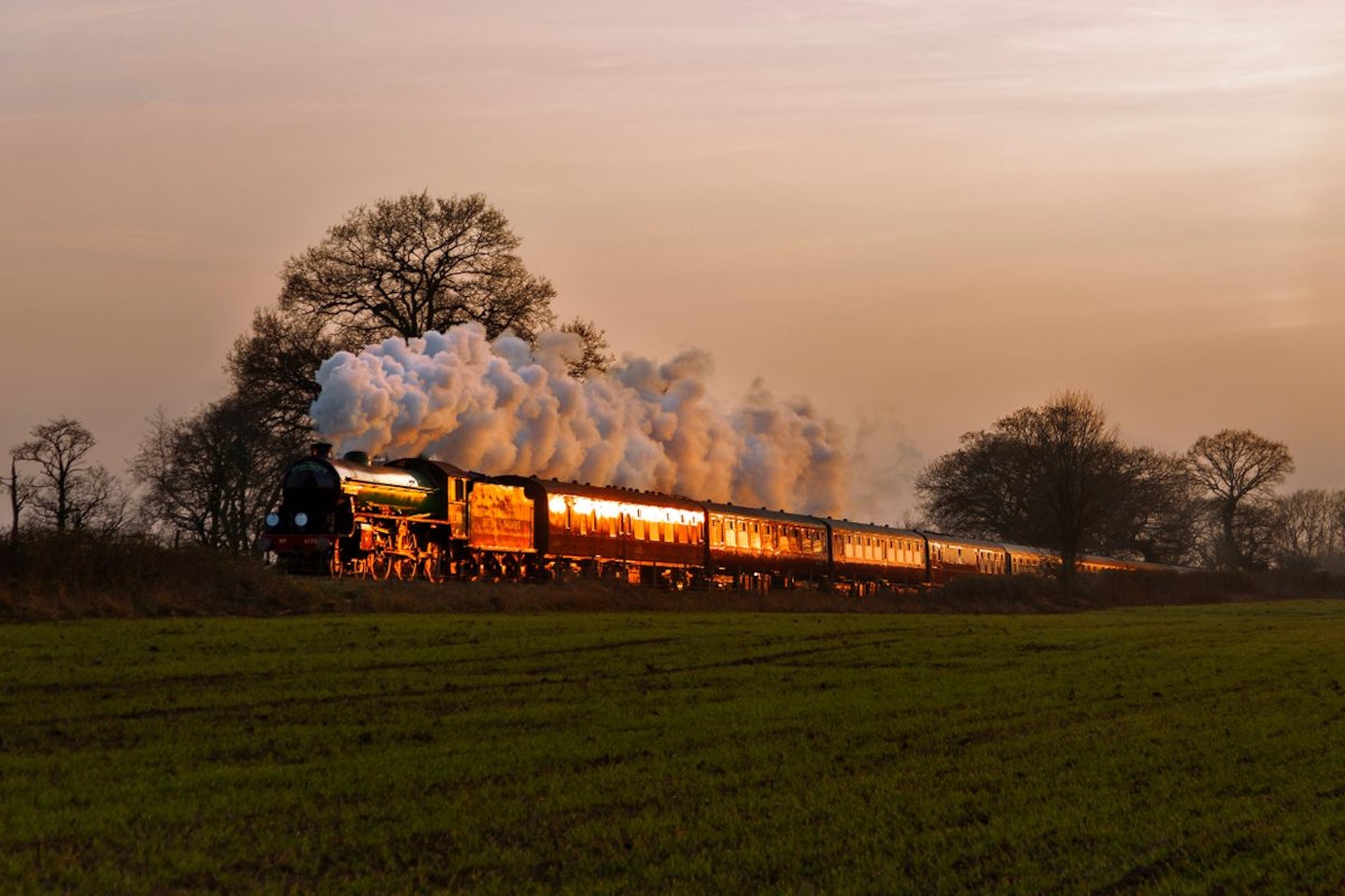 Sunset Steam Express with Three Course Pullman Style Dining for Two