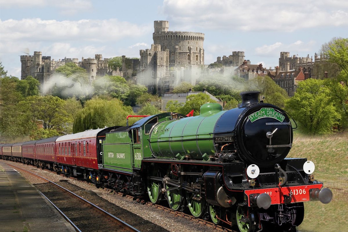 The Royal Windsor Steam Express Trip with Champagne Brunch or Cream Tea for Two