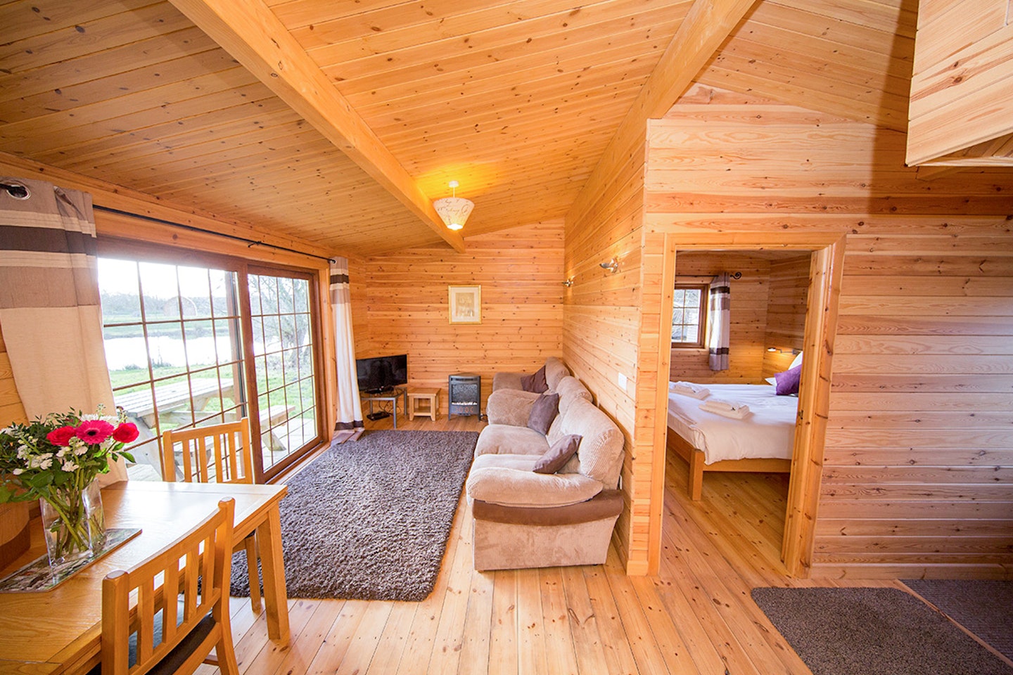 Three Night Somerset Log Cabin Escape for Two at Wall Eden Farm