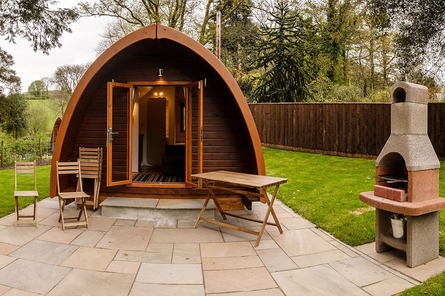 Two Night Mega Pod Glamping Break for Two at Langstone Manor, Dartmoor