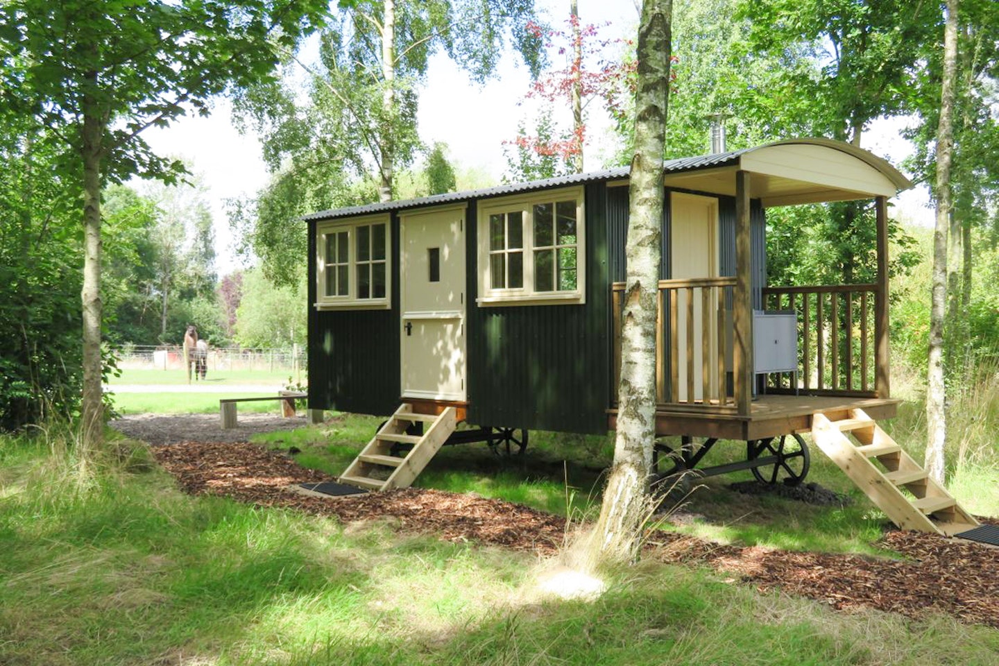 Two Night Shepherd's Hut Break for Two at Catanger Farm