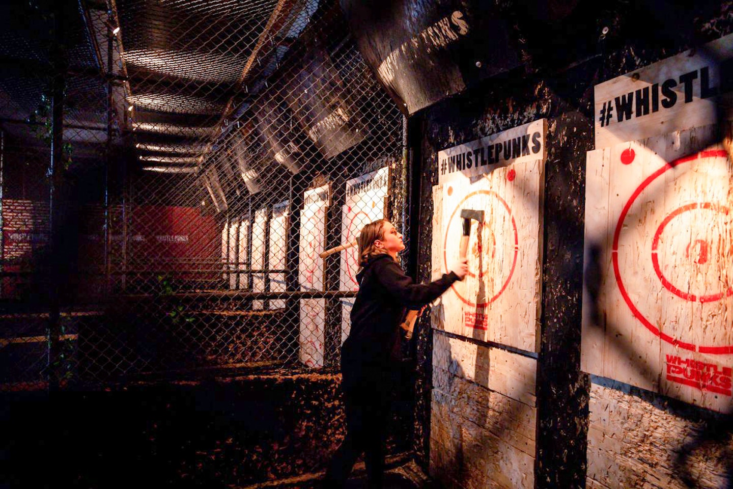 Urban Axe Throwing with a Beer for Two at Whistle Punks Manchester or Bristol