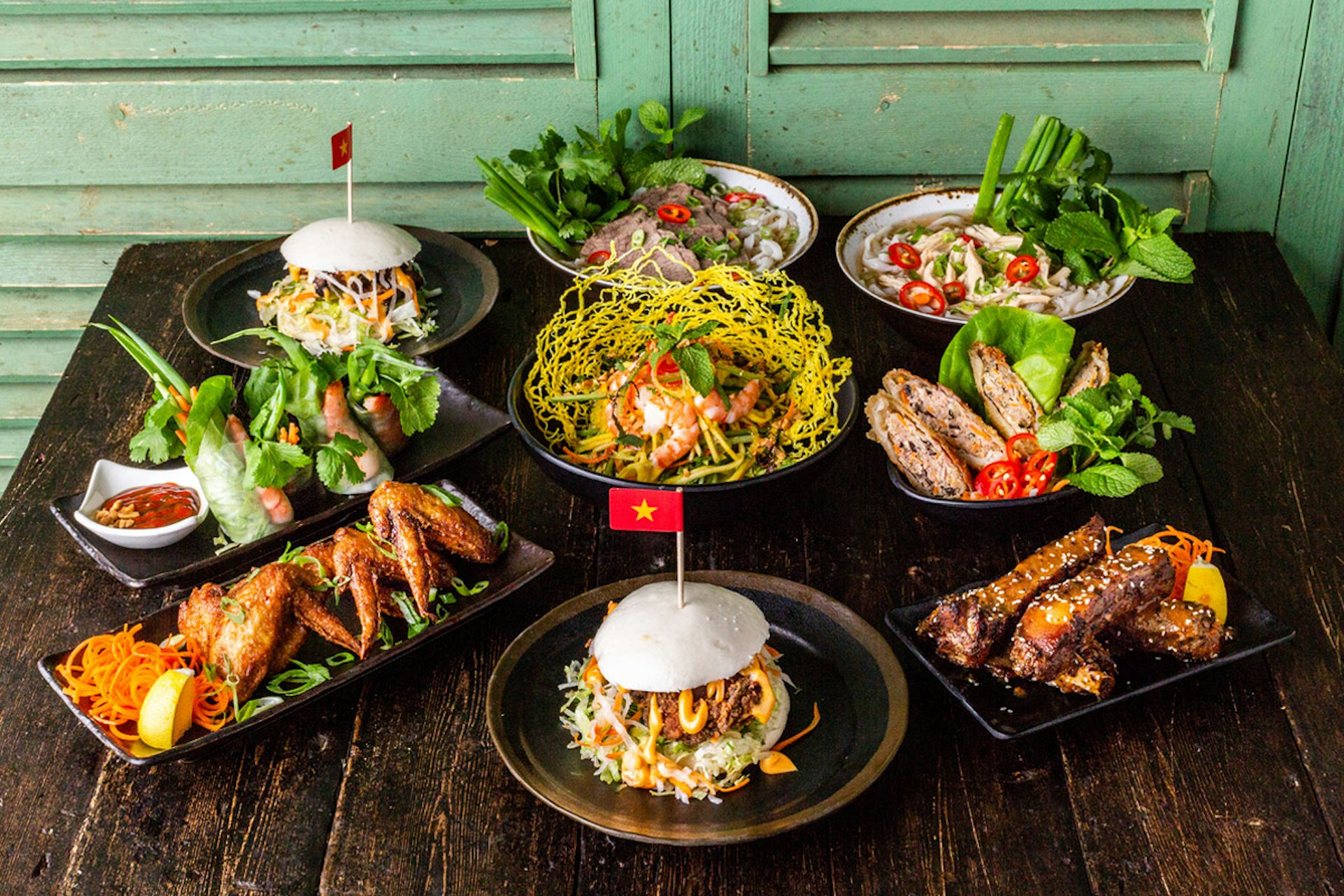 Vietnamese Street Food Dining Experience with Wine for Two at Viet Eat