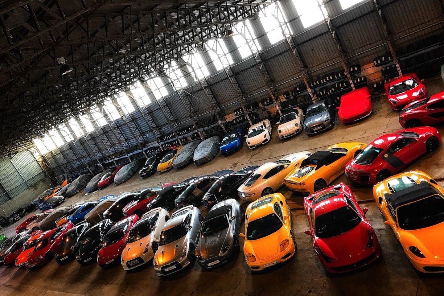 VIP Four Premium Supercar Drive with Hangar Tour, Lunch and High Speed Passenger Ride